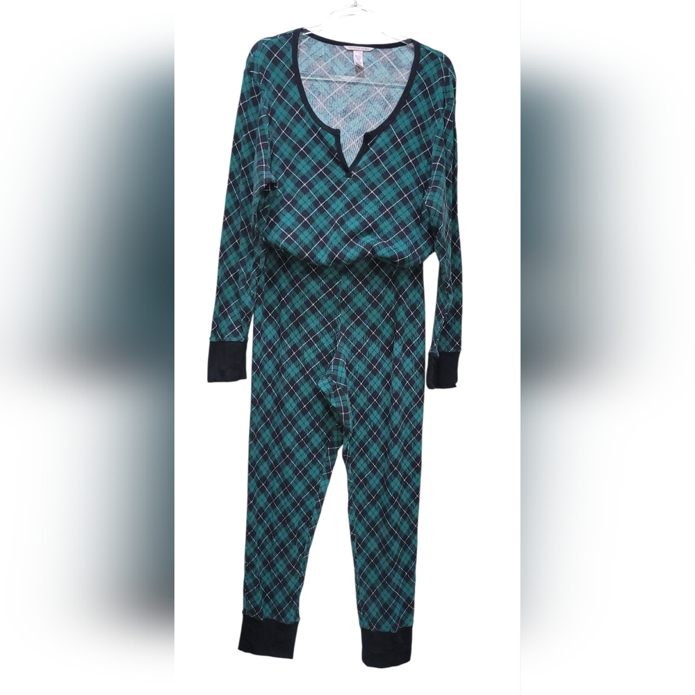 XL OR XXL VICTORIA'S SECRET Plaid PJ Thermal Pajama Coordinated Set - Picture 5 of 9